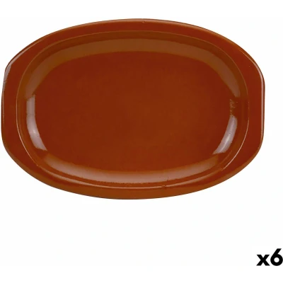 Afbeelding van Serveerschaal Raimundo Barro Profesional Aardewerk Bruin 6 Stuks 36 x 25 cm