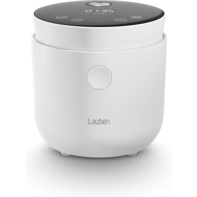 Afbeelding van Lauben Rice cooker 1.5L Rijstkoker Klein small met lage suikerfunctie 500W Wit