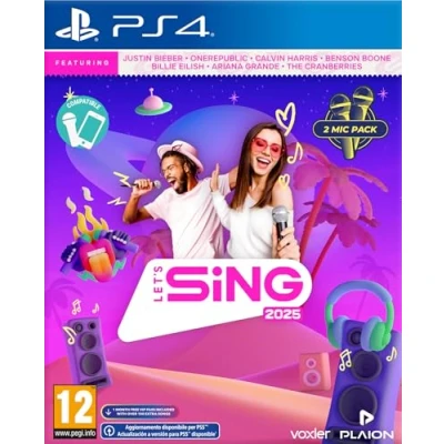 Afbeelding van Koch Media Let&#039;s Sing 2025 + 2 Micro Uk/fr PS4 (international Songs)