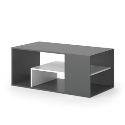 Afbeelding van Vicco EdgarSalontafel 110 x 59 cm Antraciet/wit