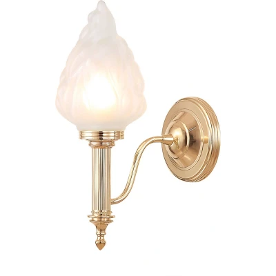 Afbeelding van Griffioen plafondlamp met afstandhouder, Ø 53 cm, brons/opaal