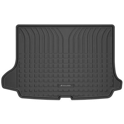 Afbeelding van WALSER Premium kofferbakmat, compatibel met Audi Q2 (GAB, GAG) 06/2016 vandaag, bovenste laadvloer, kofferbakbeschermingsmat 100% precies passend, Made in EU,