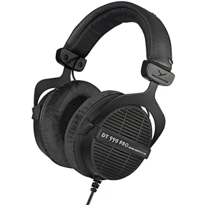 Afbeelding van Beyer Dynamic DT 990 Pro, Black, 80 Ohm Studio hoofdtelefoon zwart