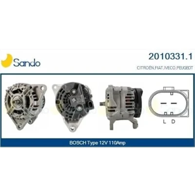 Afbeelding van CASCO CAL10331GS Dynamo / Alternator 12V 110A PEUGEOT: Boxer Van, Minibus, FIAT: Ducato III Minibus