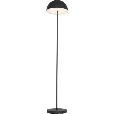 Afbeelding van QAZQA Buiten vloerlamp mushroom zwart oplaadbaar 3 staps dimbaar