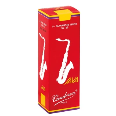 Image de vandoren Anches de saxophone tenor java rouge filed red cut 3.5 sr2735r
