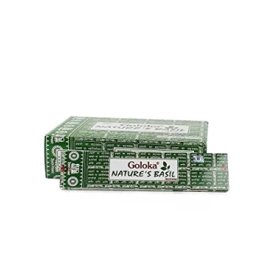Afbeelding van Goloka Natures Basilicum Wierook, 12 Stuk