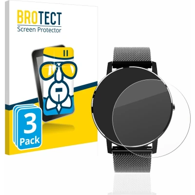Afbeelding van BROTECT Screenprotector voor Holalei Fitness Tracker 1.3&quot; Folie Beschermfolie Beschermglas transparant (3 Stuks)