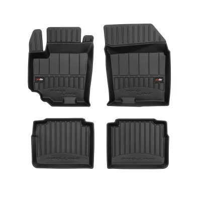 Afbeelding van FROGUM 3D408036 Vloermatset Rubber voor en achter 4 Zwart