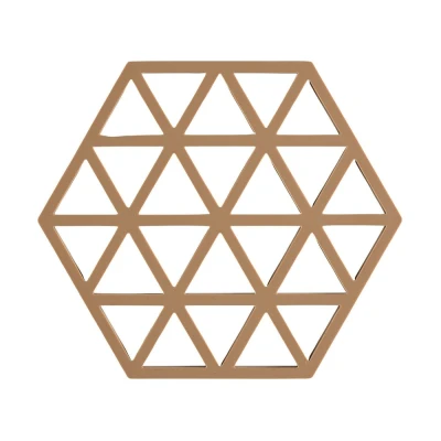 Afbeelding van Zone Trivet Triangles Light Terracotta