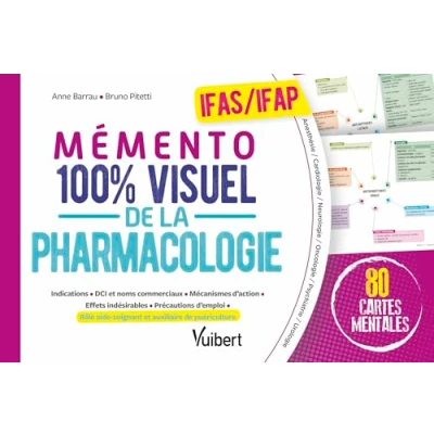 Afbeelding van MEMENTO 100% VISUEL DE LA PHARMACOLOGIE IFAS ET IFAP