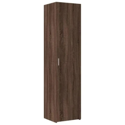 Afbeelding van vidaXL Hoge kast 45x42,5x185 cm bewerkt hout bruin eikenkleurig