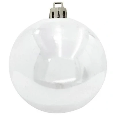 Afbeelding van Europalms, Kerstboomdecoraties, Decoratiebol 20cm, wit