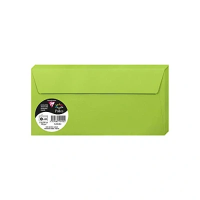 Image de Paquet de 20 enveloppes Pollen 110x220mm DL Vert Menthe 120g