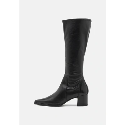 Afbeelding van Vagabond Giselle Laarzen, Dames, Maat: 38, Black Leer en imitatieleer