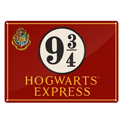 Afbeelding van Harry Potter Platform 9 3/4 Small Tin Sign