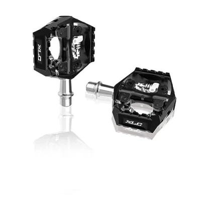 Afbeelding van XLC ATB Combi PD S14 Fietspedalen MTB &amp; Antislip 9/16&quot; Aluminium Zwart
