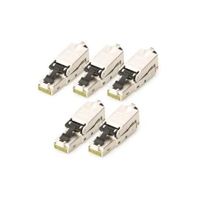 Afbeelding van Digitus DN 93631 5 RJ45 inbouwmodule Keystone CAT 6A