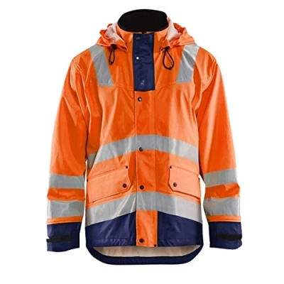 Afbeelding van Blaklader Regenjas High Vis LEVEL 2 4302 2003 Oranje/Marineblauw S
