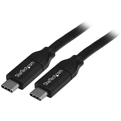 Image de StarTech.com Câble USB C vers avec Power Delivery (5A) de 4 m M/M 2.0 Certifié Cordon Type 24 pin (M) pour 5 A P/N: CDP2HVGUASPD DKT30CHCPD DKT30CHD DKT30CHPD3