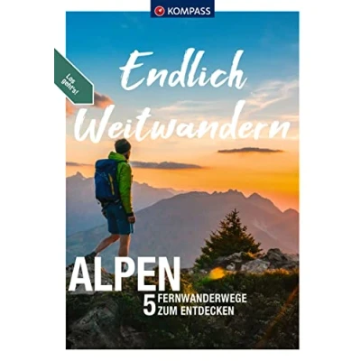 Afbeelding van KOMPASS Endlich Weitwandern Alpen (mit Alpenüberquerungen)
