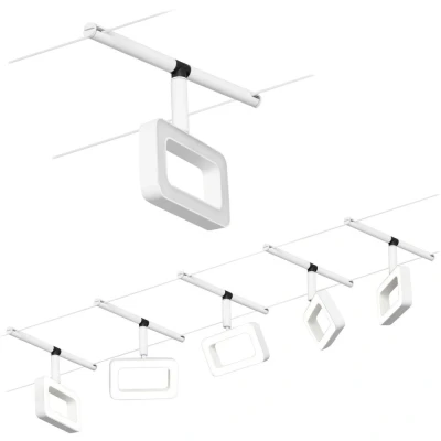 Afbeelding van Paulmann WS DC Frame Kabelsysteem compleet Wit (mat), Chroom