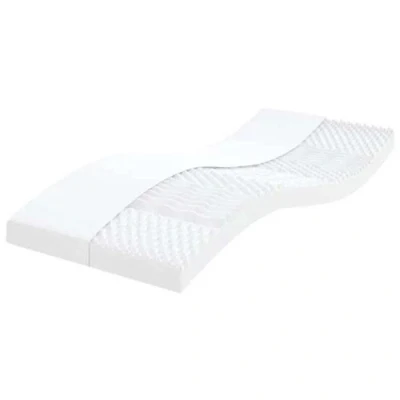 Image de vidaXL Matelas en mousse blanc 90x220 cm 7 zones dureté 20 ILD4016655