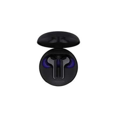 Afbeelding van LG Tone Free FN5U Bluetooth hoofdtelefoon True Wireless UVNano LED verwijdert tot 99,9% bepaalde bacteriën Meridian Sound snel opladen IPX4 Ideaal voor kantoor / thuiskantoor, zwart