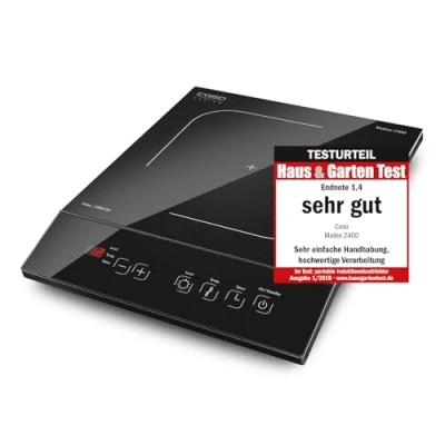 Image de Table de cuisson à induction posable 2400w noir Caso 2230