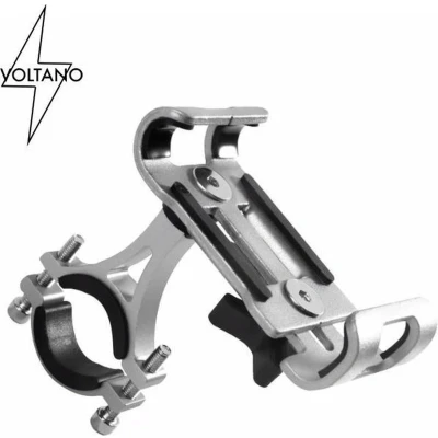 Afbeelding van Voltano Aluminium Telefoonhouder Fiets Grijs