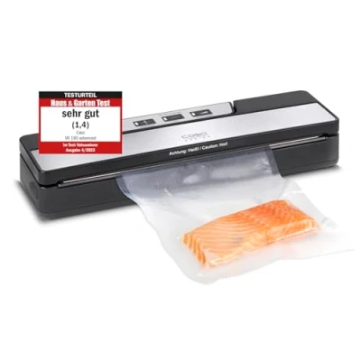 Image de Machine Sous Vide Caso VR 190 1520 100W 240V Filaire Acier Inoxydable Noir