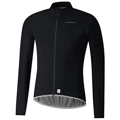 Afbeelding van SHIMANO WINDFLEX Fietsjack Zwart Heren M