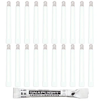 Afbeelding van Cyalume SnapLight Stick, 15 cm, wit, fluorescerend, 8 uur (20 stuks)