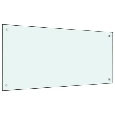 Afbeelding van vidaXL Keuken spatscherm Wit 100 x 50 cm