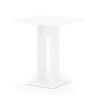 Afbeelding van Vicco kolomtafel eettafel keukentafel Ewert wit eetkamer tafel