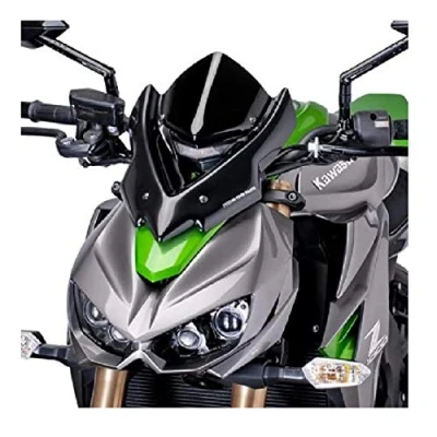 Afbeelding van Puig 7011N voorruit voor Kawasaki Z1000 2014, zwart, medium