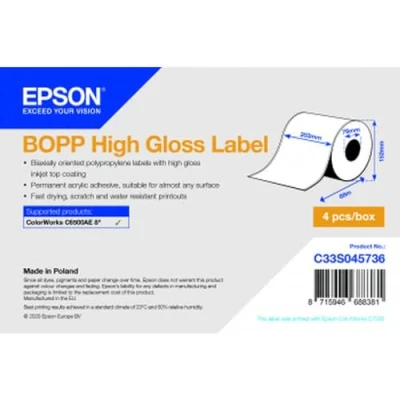 Afbeelding van Epson C33S045736 printeretiket