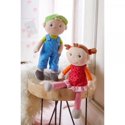 Afbeelding van HABA Kuschelpuppe Mirka Knuffel voor kinderen, Maat: One Size, Multi coloured