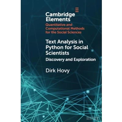 Afbeelding van Elements in Quantitative and Computational Methods for the Social Sciences Text Analysis Python Scientists