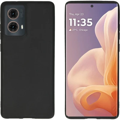 Afbeelding van imoshion Hoesje Geschikt voor Motorola Moto G85 Siliconen Color Backcover Zwart