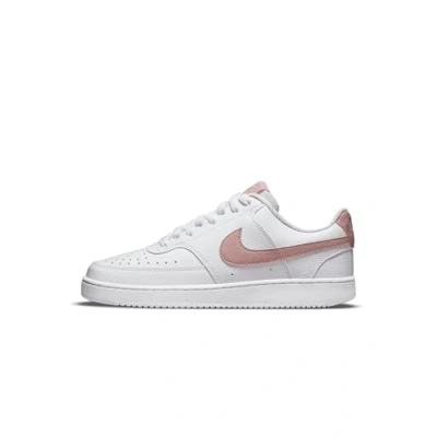 Image de Nike Chaussures De Sport W Court Vision Lo Nn, White/Pink Oxford, DH3158 102, 36.5 EU (6 US)