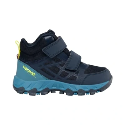 Afbeelding van Viking Track MID WP Unisex Korte laarzen voor kinderen, Maat: 31, Navy/demin Textiel/ synthetisch