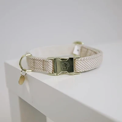 Afbeelding van Kentucky Dogwear Wol Hondenhalsband Klassevolle uitstraling Versterkt met nylon Maat M 36 52 cm Hondenriem