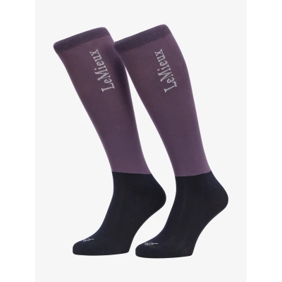 Image de LeMieux AW25 Competition Socks 2 pack Juniper