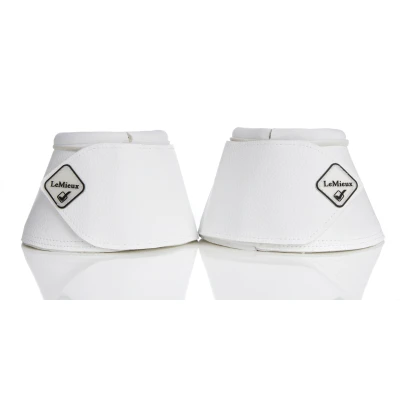 Image de LeMieux Cloches d&#039;Obstacles WrapRound Peau d&#039;Agneau Blanc Xfull