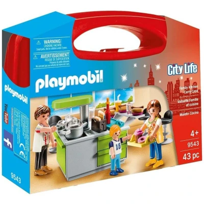 Afbeelding van PLAYMOBIL City Life Meeneem keuken 9543
