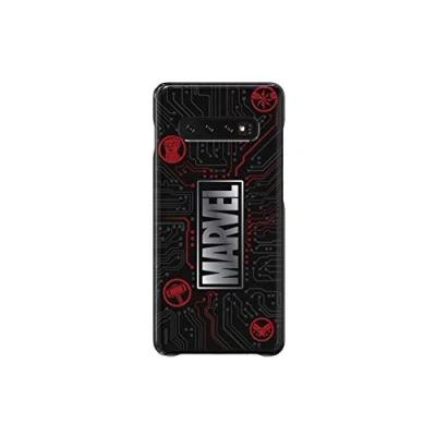 Afbeelding van Samsung Marvel Smart Hoesje Galaxy S10 Plus Zwart