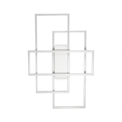 Afbeelding van Ideal Lux Frame LED plafondlamp wit 62,5x41cm