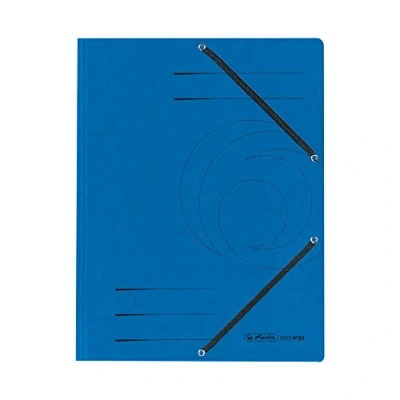 Afbeelding van Herlitz hoekmappen easyorga DIN A4 blauw