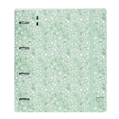 Afbeelding van Ringmap Safta Light green flowers